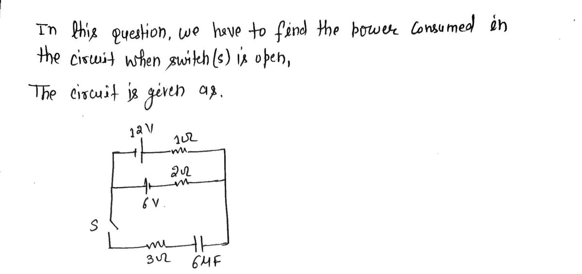 Electrical Engineering homework question answer, step 1, image 1